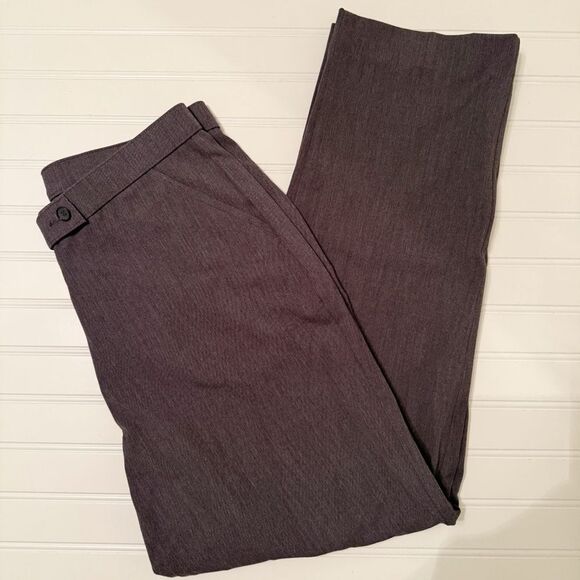 Investments Charcoal Gray Pull-On Stretch Work Pants - Picture 3 of 5